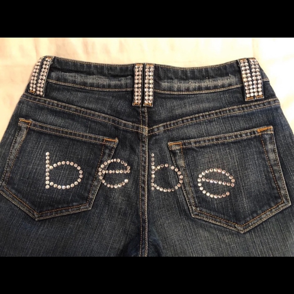 Bebe Rhinestone Jean size 27